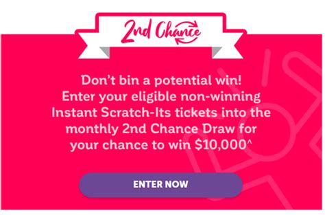 2nd chance scratchies winners|How do I enter the Instant Scratch.